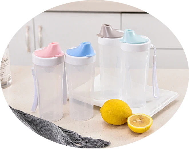 BPA free Water Bottle with built-in lemon squeezer