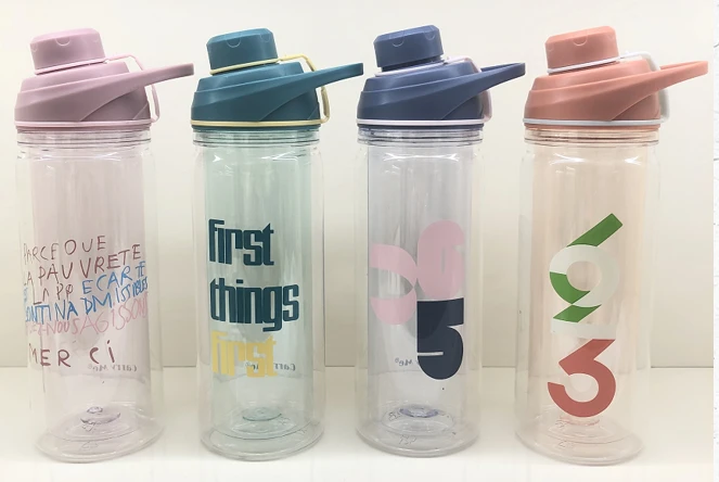 Leak Proof BPA Free Water Bottle With Screw Top Lid